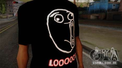 LOL T-Shirt para GTA San Andreas