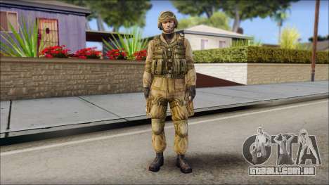 Desert Gafe Soldier Front 2 para GTA San Andreas