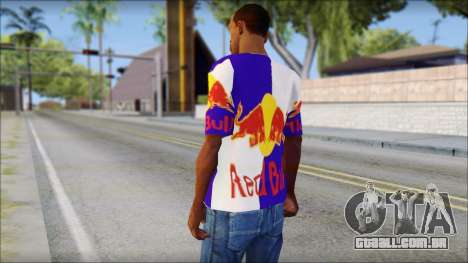 Red Bull T-Shirt para GTA San Andreas