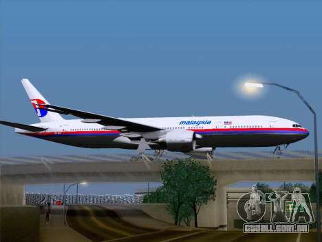 Boeing 777-2H6ER Malaysia Airlines para GTA San Andreas