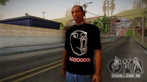 LOL T-Shirt para GTA San Andreas