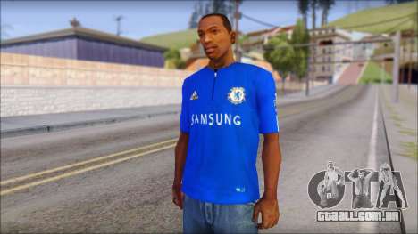 Chelsea F.C Drogba 11 T-Shirt para GTA San Andreas