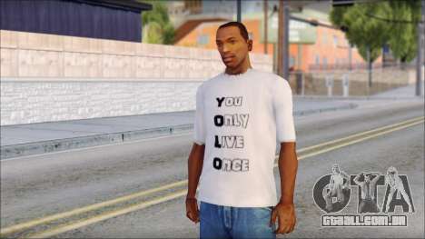 YOLO T-Shirt para GTA San Andreas