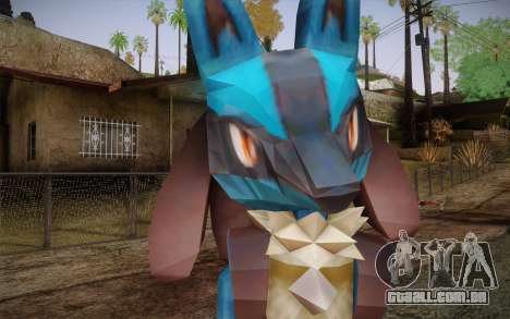 Lucario from Pokemon para GTA San Andreas