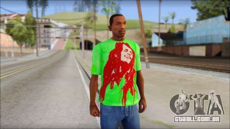 Bob Marley Jamaica T-Shirt para GTA San Andreas