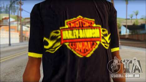 Harley Davidson T-Shirt para GTA San Andreas