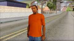 Fred Perry T-Shirt Orange para GTA San Andreas
