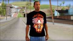 Harley Davidson Black T-Shirt para GTA San Andreas