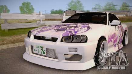 Nissan Skyline ER34 Itasha para GTA San Andreas