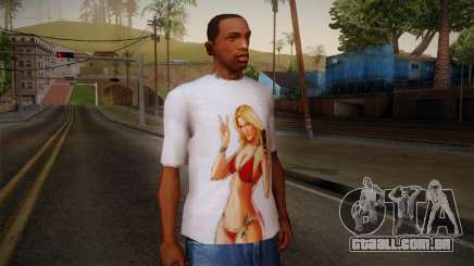 GTA 5 Hot Girl T-Shirt para GTA San Andreas