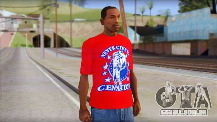 John Cena Red Attire T-Shirt para GTA San Andreas