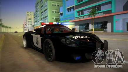 Porsche Carrera GT Police para GTA Vice City