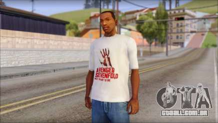 A7X Not Ready To Die Fan T-Shirt para GTA San Andreas