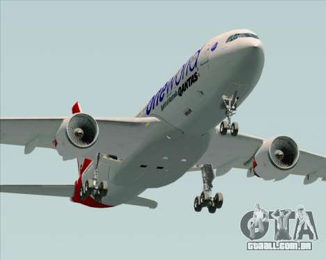 Airbus A330-200 Qantas Oneworld Livery para GTA San Andreas