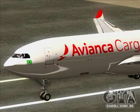 Airbus A330-243F Avianca Cargo para GTA San Andreas