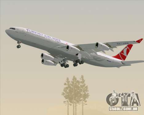 Airbus A340-313 Turkish Airlines para GTA San Andreas