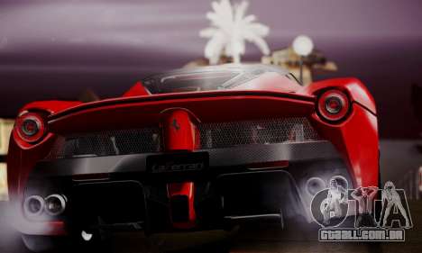 Ferrari LaFerrari F70 2014 para GTA San Andreas