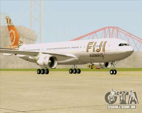 Airbus A330-200 Fiji Airways para GTA San Andreas