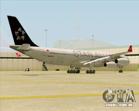 Airbus A340-311 Turkish Airlines (Star Alliance) para GTA San Andreas