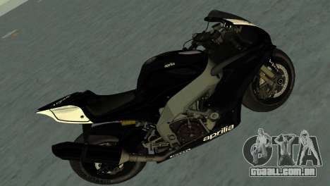 Aprilia RSV4 2009 Black Edition para GTA Vice City
