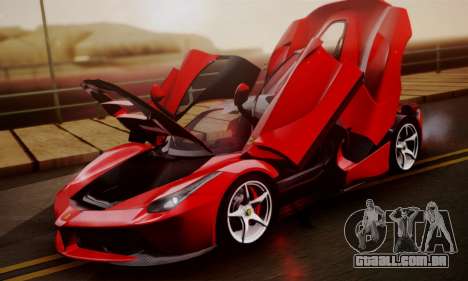 Ferrari LaFerrari F70 2014 para GTA San Andreas