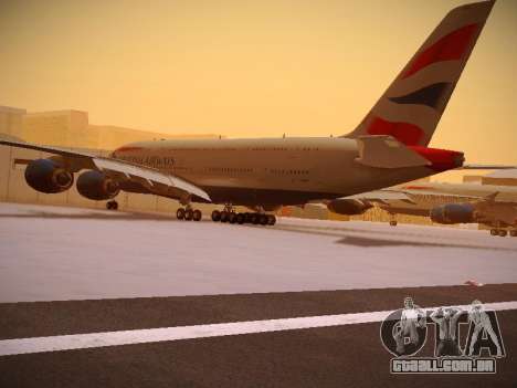 Airbus A380-800 British Airways para GTA San Andreas