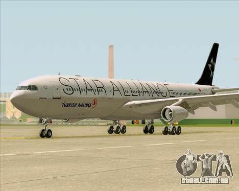 Airbus A340-311 Turkish Airlines (Star Alliance) para GTA San Andreas