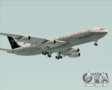 Airbus A340-311 Turkish Airlines (Star Alliance) para GTA San Andreas