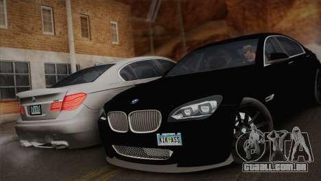 BMW F01 750Li 2009 para GTA San Andreas