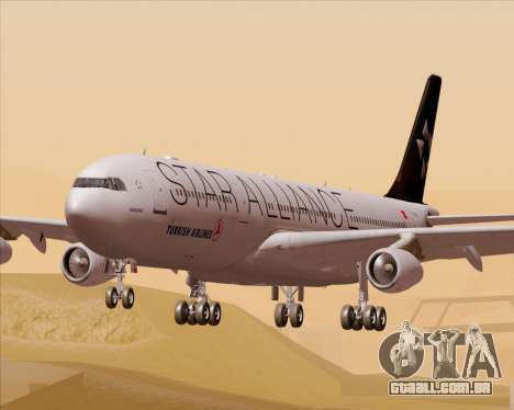 Airbus A340-311 Turkish Airlines (Star Alliance) para GTA San Andreas