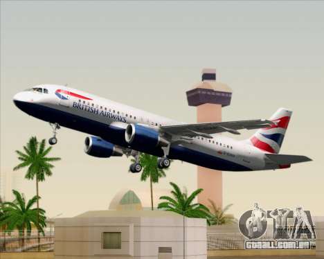 Airbus A320-232 British Airways para GTA San Andreas