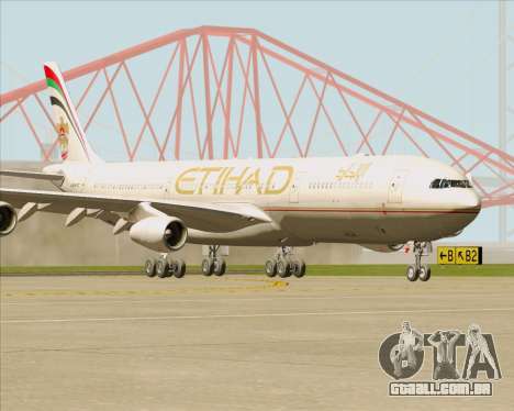Airbus A340-313 Etihad Airways para GTA San Andreas