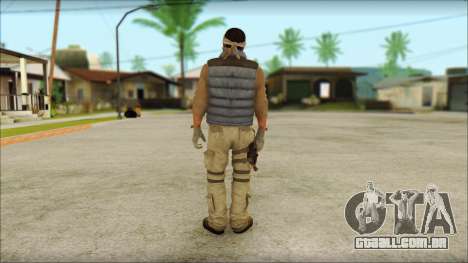 Arabian Resurrection Skin from COD 5 para GTA San Andreas