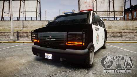 Declasse Burrito Police Transporter LED [ELS] para GTA 4