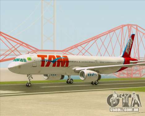 Airbus A321-200 TAM Airlines para GTA San Andreas