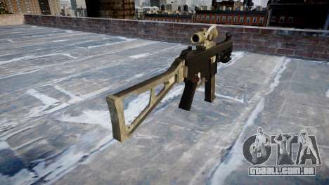 Arma UMP45 UM exército de fãs de couro AU para GTA 4