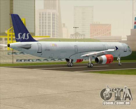 Airbus A321-200 Scandinavian Airlines System para GTA San Andreas