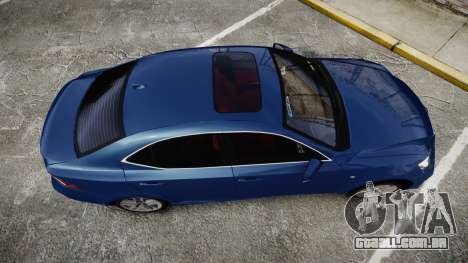 Lexus IS 350 F-Sport 2014 Rims1 para GTA 4