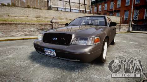 Ford Crown Victoria Unmarked Police [ELS] para GTA 4