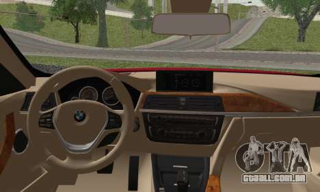 BMW 3 Series F30 2013 para GTA San Andreas