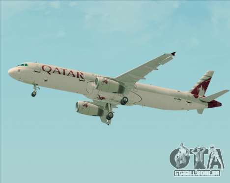 Airbus A321-200 Qatar Airways para GTA San Andreas