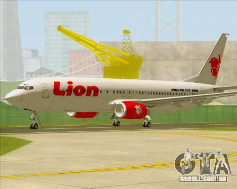 Boeing 737-800 Lion Air para GTA San Andreas