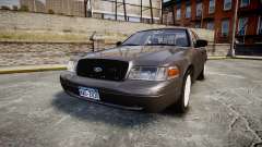 Ford Crown Victoria Unmarked Police [ELS] para GTA 4