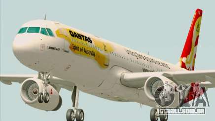 Airbus A321-200 Qantas (Wallabies Livery) para GTA San Andreas