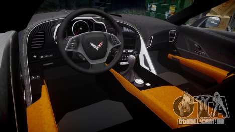 Chevrolet Corvette C7 Stingray 2014 v2.0 TireMi3 para GTA 4