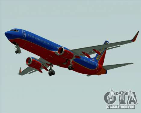 Boeing 737-800 Southwest Airlines para GTA San Andreas