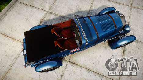 Bentley Blower 4.5 Litre Supercharged [high] para GTA 4