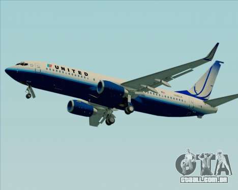 Boeing 737-800 United Airlines para GTA San Andreas