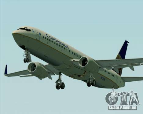 Boeing 737-800 Continental Airlines para GTA San Andreas