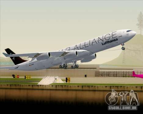 Airbus A340-300 Lufthansa (Star Alliance Livery) para GTA San Andreas